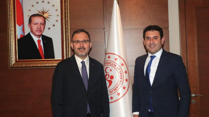 Gençlik Ve Spor Bakanımız Sayın Dr. Mehmet Kasapoğlu Ziyaret