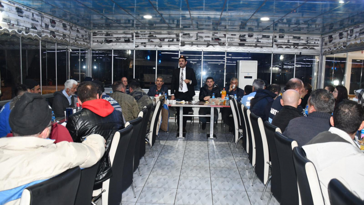 Hüyük Belediye Personelleri Başkan Mehmet Çiğdem beyin düzenlediği toplantıda bir araya geldi.